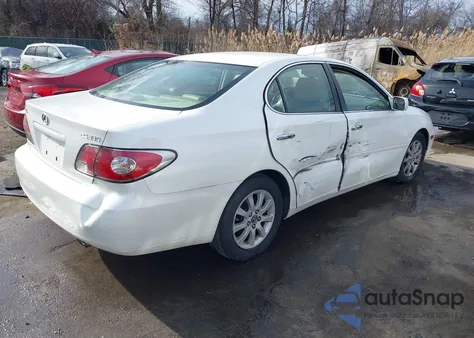2004 Lexus Es 330 из США, поврежденный, VIN JTHBA30G745030835